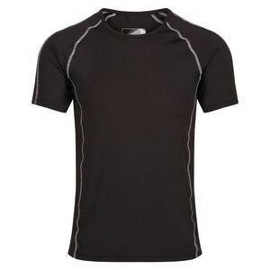 Regatta Professional Mens Short-Sleeved Base Layer Top / Black
